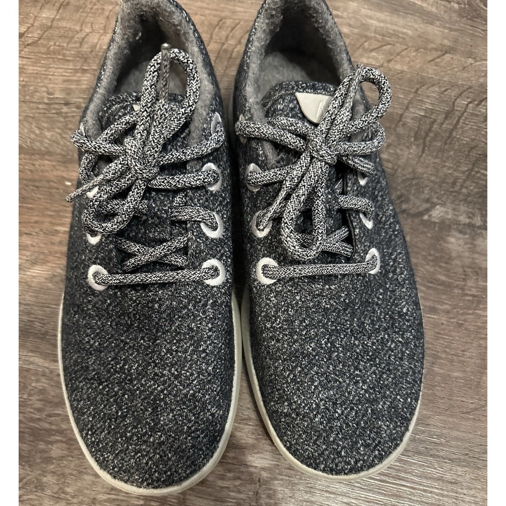 Allbirds Womens WR Wool Runners Gray Wool Casual Shoes Sneakers Lace Up Size 8 - Picture 2 of 5
